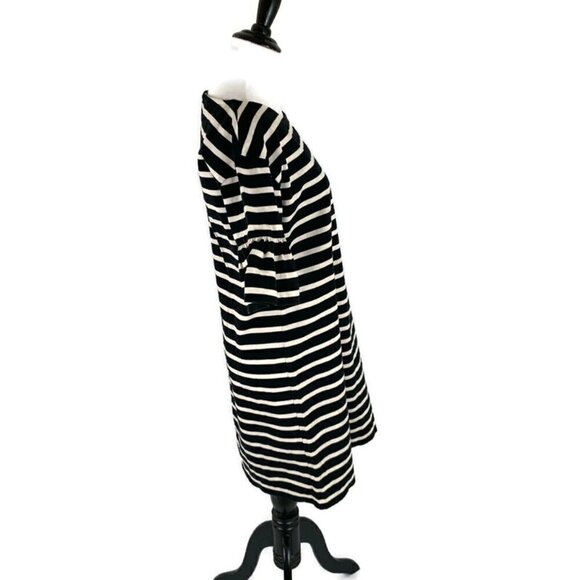 J. Crew Women's S Small Shift Dress Ruffled Bell Sleeve Striped Style #F0160 - Picture 7 of 12